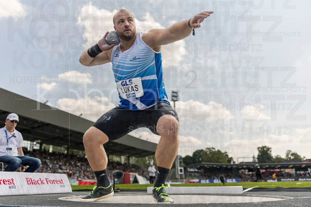 Deutsche Leichtathletik-Meisterschaften; Bochum-Wattenscheid, 25.07.2026 | Dennis Lukas (LG Idar-Oberstein); Deutsche Leichtathletik-Meisterschaften am 25.07.2026 im Lorheide-Stadion, Bochum-Wattenscheid (Nordrhein-Westfalen).