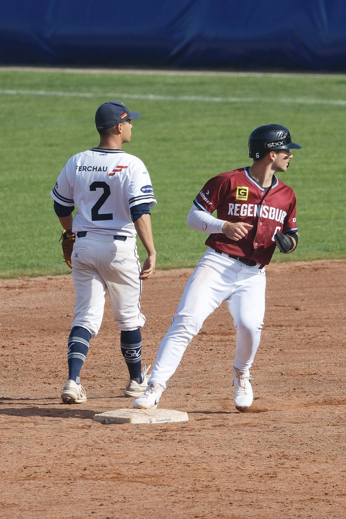 HEIREG_250907_6097 | Baseball-Bundesliga, Deutsche Meisterschaft, DBL, Guggenberger Legionäre vs. Heidenheim Heideköpfe, Spiel 4, Heidenheim, Regensburg, HellensteinEnergie Ballpark - Realisiert mit Pictrs.com