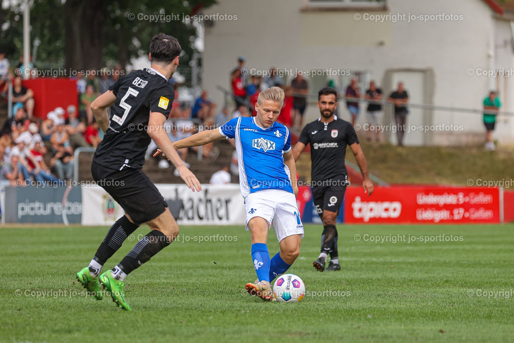 Giessen_Darmstadt (250) | 16.07.2023; Testspiel; Waldstadion Gießen; FC Gießen - SV Darmstadt 98; Ergebnis: 2:0 (0:0)