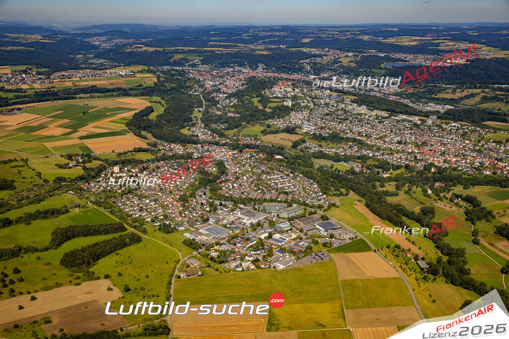 Das Luftbild zeigt : Unterbettringen Schwäbisch Gmünd - Die Luftaufnahme wurde 2024 vom UL-Flugzeug aus erstellt ( keine Drohne ) - Hochauflösende Luftaufnahme - Für grossformatige Ausdrucke geeignet. Die Geschenkidee !Mit Lizenz und Bildrechte bestellbar