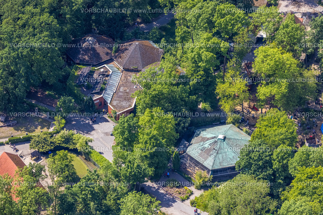 Hamm220504084 | Luftbild, Tierpark Hamm, Affenhaus, Mitte, Hamm, Ruhrgebiet, Nordrhein-Westfalen, Deutschland