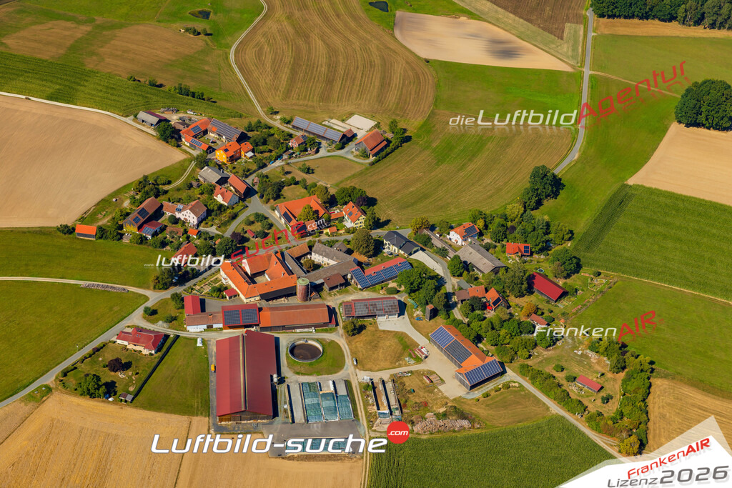 Schöne Luftaufnahme als Geschenk in Seidlersreuth Falkenberg - Die Luftbildaufnahme wurde 2025 vom UL-Flugzeug heraus erstellt ( keine Drohne ) - Hochauflösende Luftaufnahme -Nicht vergleichbar mit Google Maps oder Satelittenbilder- Die Geschenkidee !Mit Lizenz und Bildrechte bestellbar