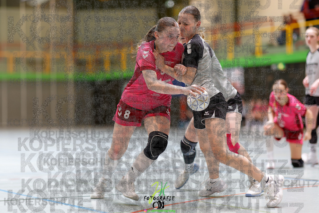 Hessenmeisterschaft wJC - Spiel um Platz 3; TuS Kriftel - SG Schenklengsfeld | Hessenmeisterschaft wJC - Spiel um Platz 3; TuS Kriftel - SG Schenklengsfeld am 22.03.2025 in Biedenkopf (Sporthalle Lahntalschule)Photo © 2025 - Jörg Heinrich - Realisiert mit Pictrs.com