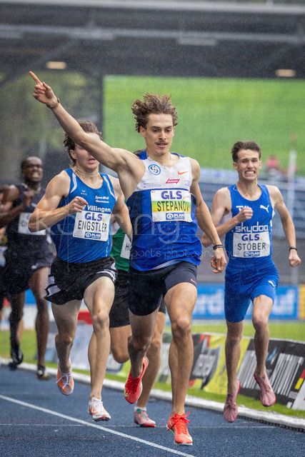 Deutsche Leichtathletik-Meisterschaften; Bochum-Wattenscheid, 26.07.2026 | Deutscher Meister über 800m: Alexander Stepanov (VfL Sindelfingen); Deutsche Leichtathletik-Meisterschaften am 26.07.2026 im Lorheide-Stadion, Bochum-Wattenscheid (Nordrhein-Westfalen).