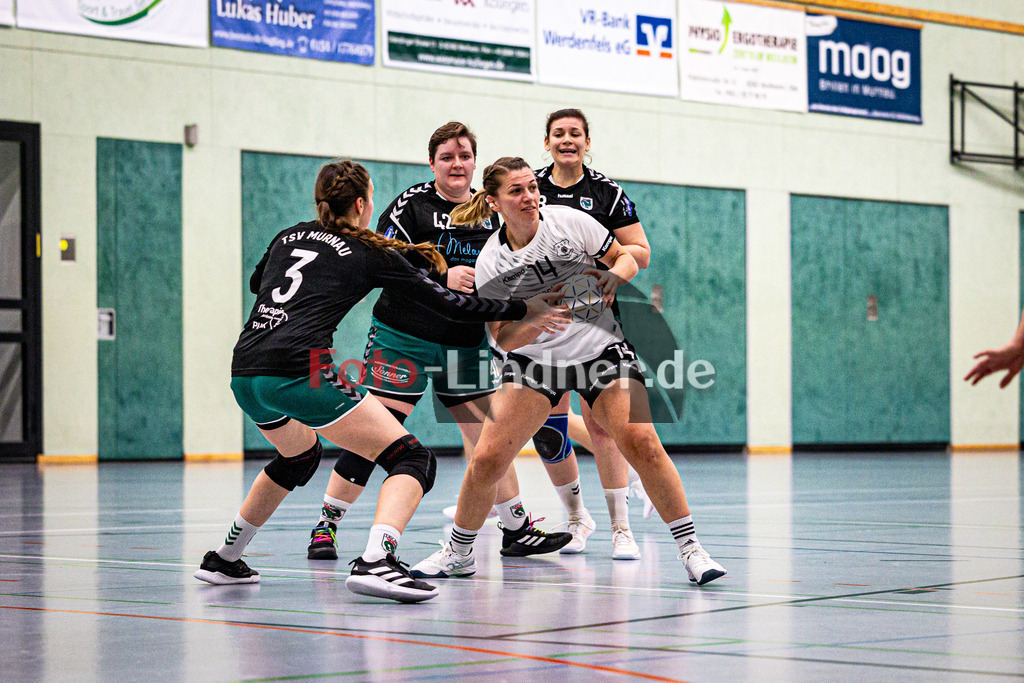 BSC Oberhausen gegen TSV Murnau | Bezirksoberliga Handball Frauen 2024/25, BSC Oberhausen gegen TSV Murnau, 20250118,Stephanie FÜHRMANN (BSC Oberhausen 14) in Aktion,2025-01-18 in Weilheim (Jahnhalle)Stephanie FÜHRMANN (BSC Oberhausen 14)Copyright: WolfgangxLindner foto-lindner.de