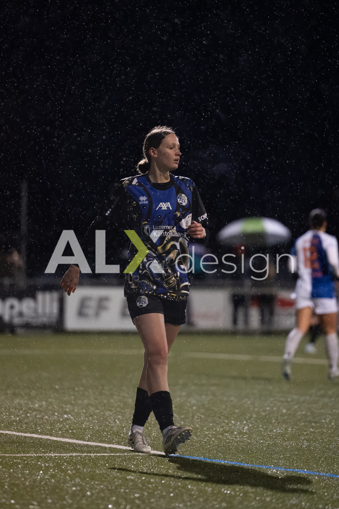 Fußball I Frauen I Saison 2025-2026 I AXA Women's Super League | Women I 14. Spieltag I Grasshoppers Club Zürich - FC Luzern I 14.02.2026 | 3 Lena Wälti (CH) (FC Luzern) – Abwehr - Realisiert mit Pictrs.com