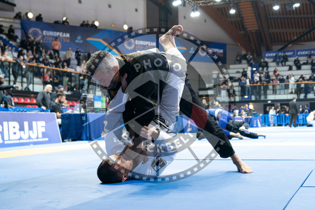 20240119PBB3655 | Fighters compete during the IBJJF European Championship in Paris, France, on January 19, 2024.