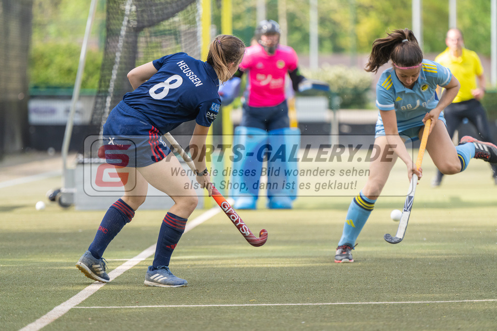 HK_20240413_100343 | 1. Bundesliga Hockey Damen Düsseldorfer HC - Zehlendorfer Wespen am 13.4.2024 DHC, Düsseldorf , Friederike Heusgen ( Düsseldorfer HC #8 )
