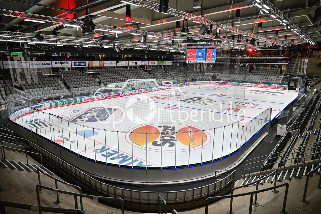 Augsburger Panther - Adler Mannheim | Das Curt Frenzel Stadion in Augsburg ist bereit für das erste DEL Heimspiel der Panther in der Saison 2025/26 / Symbolbild / DEL: Augsburger Panther - Adler Mannheim; Curt Frenzel Stadion am 14.09.2025