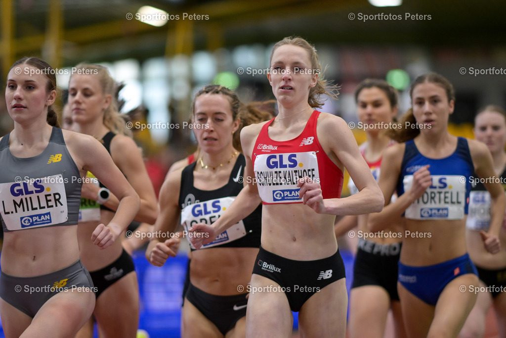 DM Halle 2026_Samstag-01 | 28.02.2026, xkaix, Leichtathletik Deutsche Meisterschaften Halle 2026, v.l. Kerstin Schulze Kalthoff (LG Brillux Münster) - Realisiert mit Pictrs.com