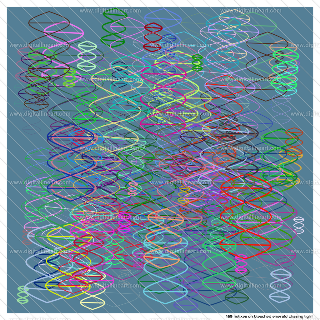 189-helixes-bleached-emerald-chasing-light | digitallineart - Realisiert mit Pictrs.com