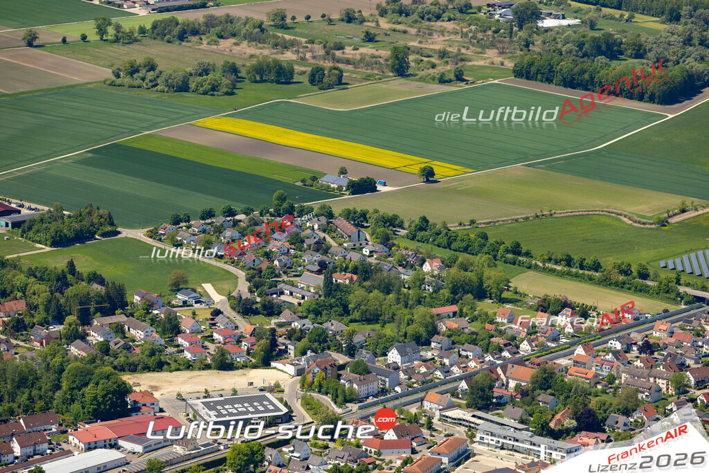 Schrägluftbild  Bäumenheim  Asbach-Bäumenheim - Das Luftbild wurde 2025 vom UL-Flugzeug heraus erstellt ( keine Drohne ) - Hochauflösende Luftaufnahme -Nicht vergleichbar mit Google Maps oder Satelittenbilder- Die Geschenkidee !Mit Lizenz und Bildrechte bestellbar
