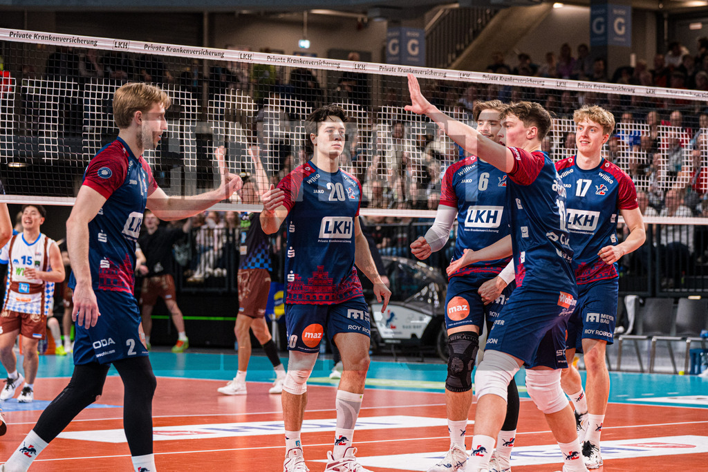 Volleyball I Herren I Saison 2025-2026 I Bundesliga I Viertelfinale I SVG Lüneburg - WWK Volleys Herrsching | CONTRAST ZERØ MEDIA - Realisiert mit Pictrs.com