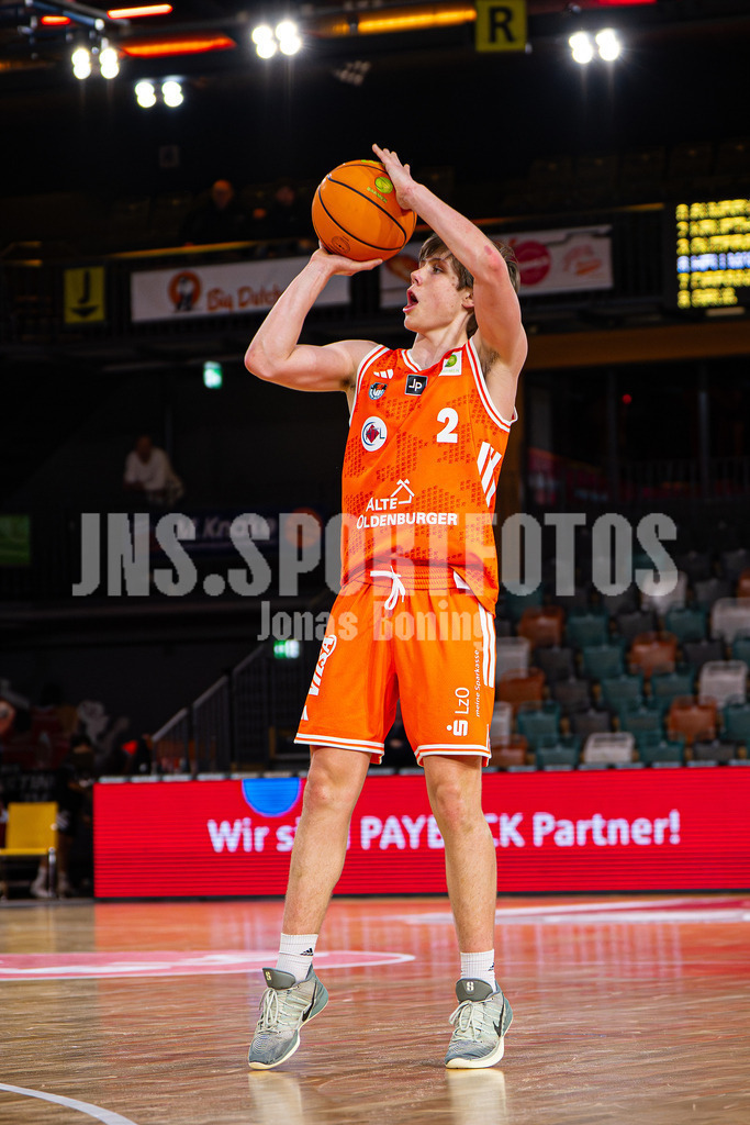 Basketball I Herren I Saison 2025-2026 I ProB Nord I 21. Spieltag I Rasta Vechta II - Iserlohn Kangaroos I 3428 | Epke Kruthaup (2, RASTA Vechta II) - Realisiert mit Pictrs.com