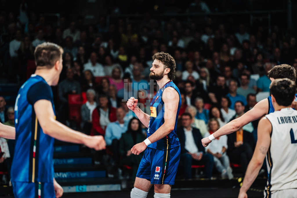 Volleyball | Männer | Testspiel | Deutschland vs. Italien | 26.05.2025 | Kamil Rychlicki (#11, Italien) jubelt