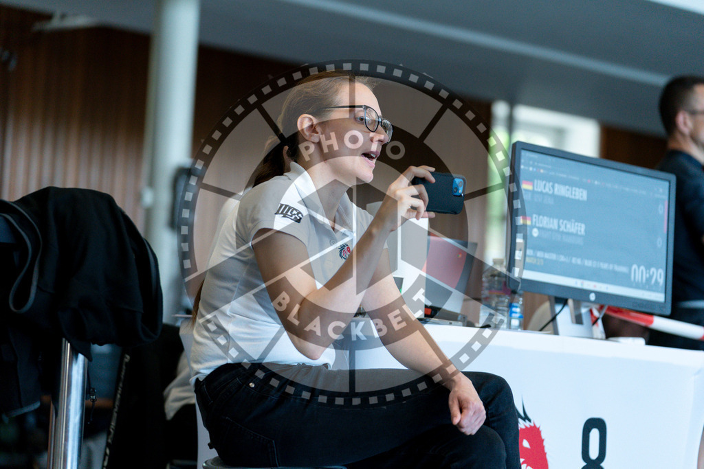 20240608PBB00995 | Fighters compete during the ILLCS VII summer edition luta livre competition in Hannover, Germany, on June 8, 2024.