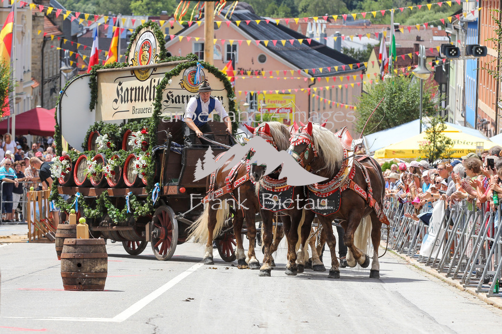 OE7A2100 | Brauereiwagen-Geschicklichkeitsfahren,wird seit 1988 in Zwiesel ausgetragen. im 2-Jahres-Rhythmus während des Grenzlandfest.