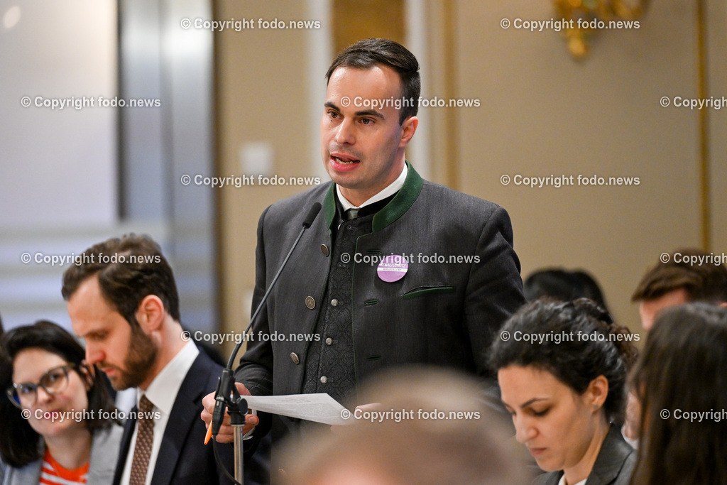 Landhaus Linz_ Promenade_ Landtagssitzung_ 07.03.2024-28 | 07.03.2024, Landhaus Linz AUT, Promenade, Landtagssitzung, im Bild Mario Haas (SP, LAbg.)