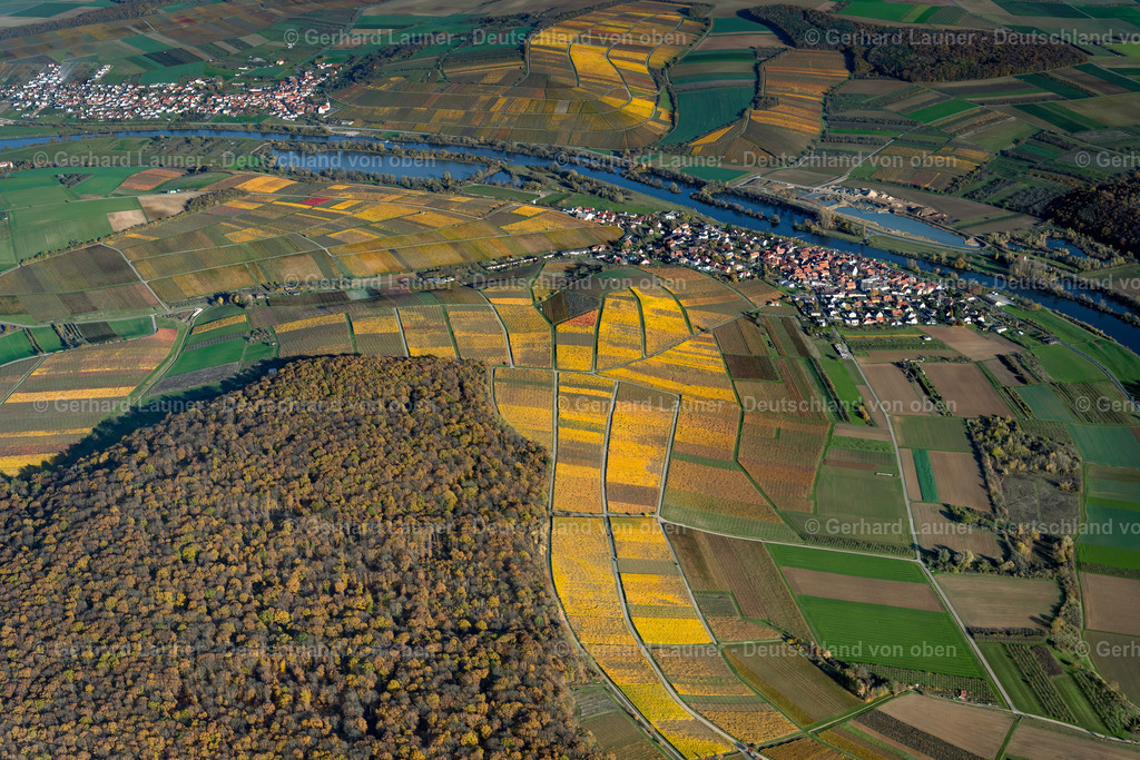 4042587 | Weinbergslandschaft an der Mainschleife bei Escherndorf und Nordheim