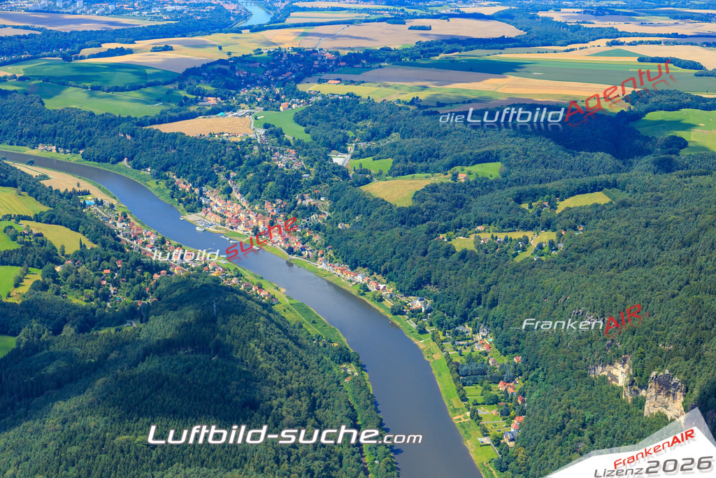 Luftbild von  Stadt-wehlen - Luftaufnahme wurde 2016 von https://frankenair.de mittels Flugzeug (keine Drohne) erstellt - die Geschenkidee