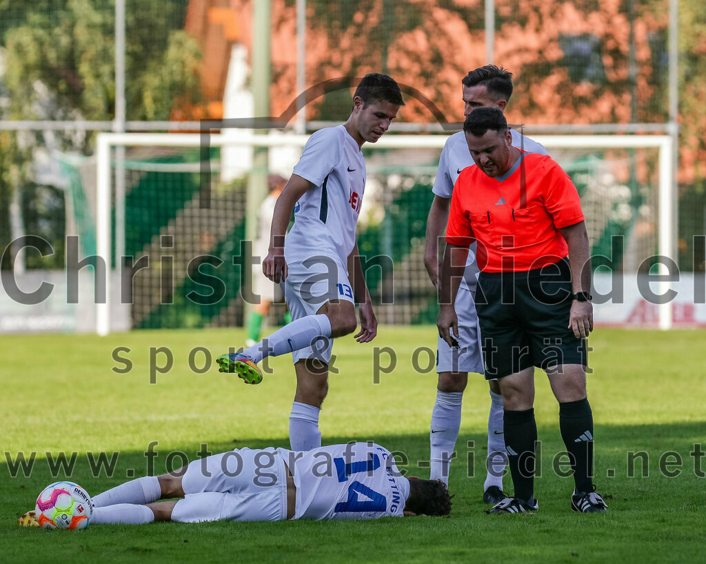2023-09-10_036_SV_Eichenried_gegen_FC_Eitting | Eichenried, Deutschland, 10.09.2023:
Fußball, Kreisliga 2023 / 2024, 8. Spieltag, SV Eichenried gegen FC Eitting, Endergebnis: 1:2

Foto: Christian Riedel / fotografie-riedel.net