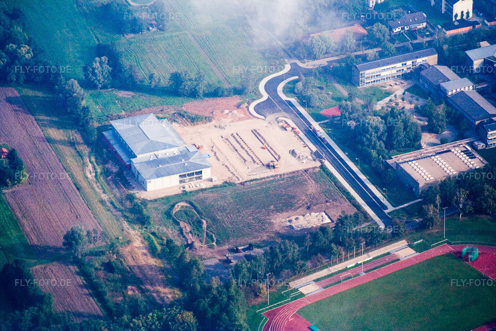 Luftbild: Schul- und Sportzentrum in Kandel im Bundesland Rheinland-Pfalz in Deutschland. Foto: IMG_3957.jpg vom 16.09.2006 durch Werner Riehm/FLY-FOTO.de