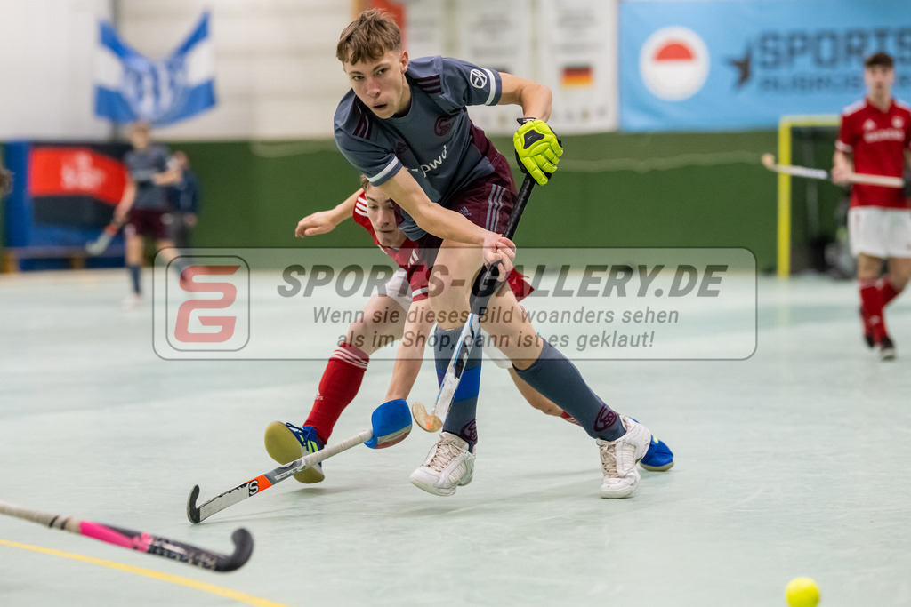 SFE_20230304_0022 | Deutsche Meisterschaft Männliche U16 Halle 2023 am 04.03.2023 in Köln (KTHC Stadion Rot-Weiss Köln Tennis and Hockey Club), Photo: Stephan Fehrmann 2022 (Sports-Gallery)