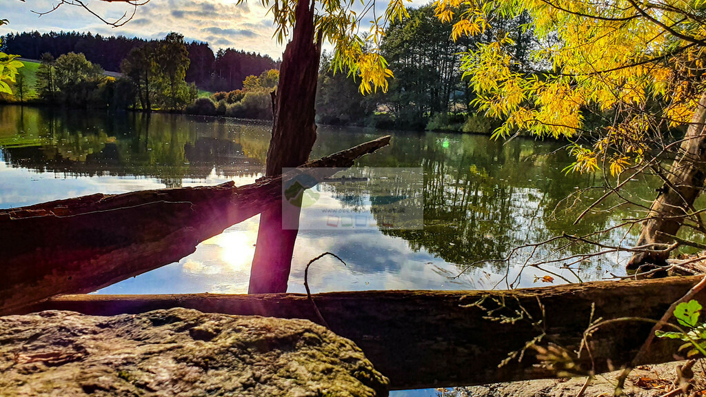 Pfaffenteiche Sonnenuntergang Herbst | Impressionen rund um Hochfranken - Frankenwald - Fichtelgebirge - Realisiert mit Pictrs.com