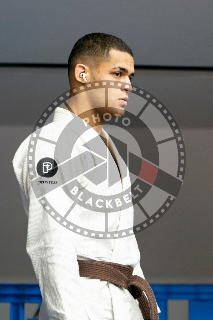 20240124PBB00379 | Fighters compete during the second day of the IBJJF European Championship in Paris, France, on January 24, 2024.