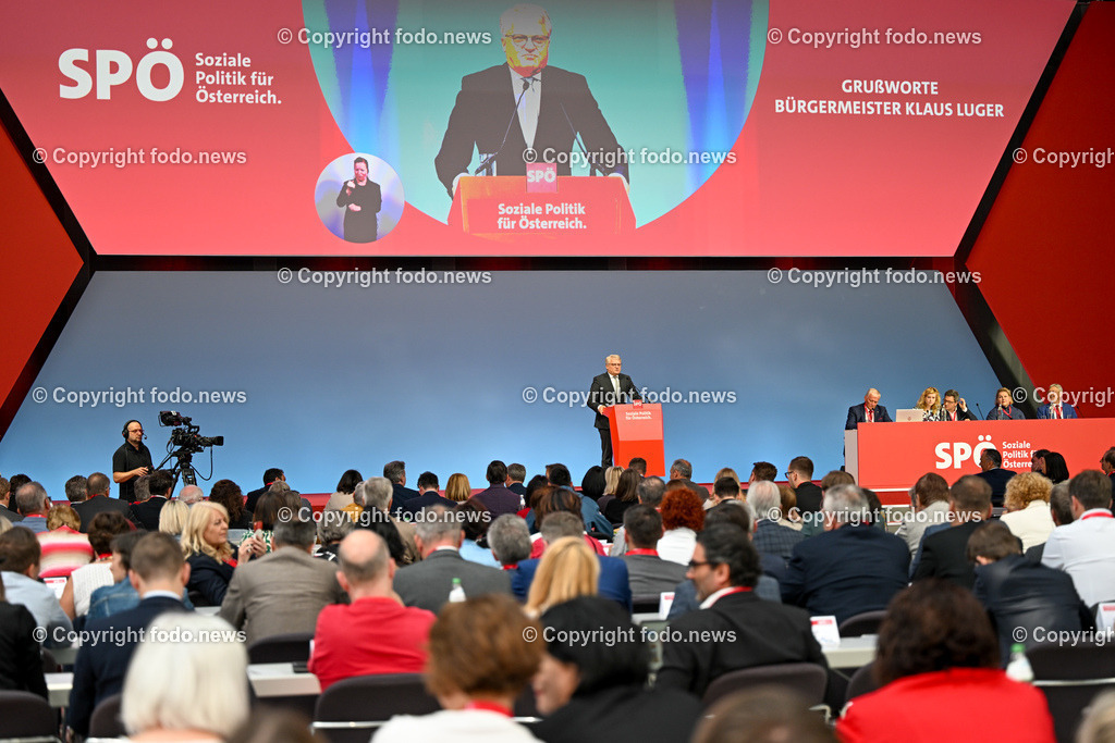 Bundesparteitag SPOE in Linz Design Center_ 03.06.2023-39 | 03.06.2023, Linz, AUT, Bundesparteitag SPOE in Linz Design Center, im Bild Klaus Luger (SP, Bgm. der Stadt Linz)