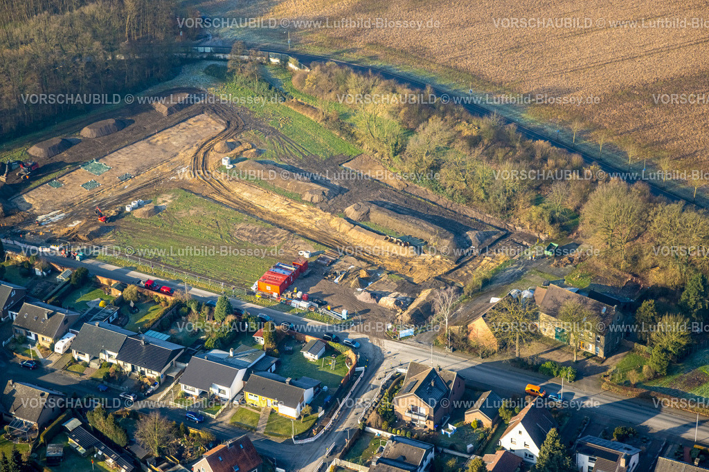 Hamm250201240Herringen | Luftbild, Baustelle für neues Wohngebiet zwischen Johannes-Rau-Straße und Lünener Straße, Stadtbezirk Herringen, Hamm, Ruhrgebiet, Nordrhein-Westfalen, Deutschland