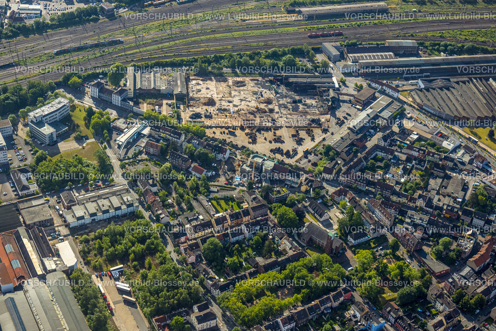 Hamm220601557 | Luftbild, Baugebiet zwischen Wilhelmstraße und Kleine Alleestraße, Mitte, Hamm, Ruhrgebiet, Nordrhein-Westfalen, Deutschland