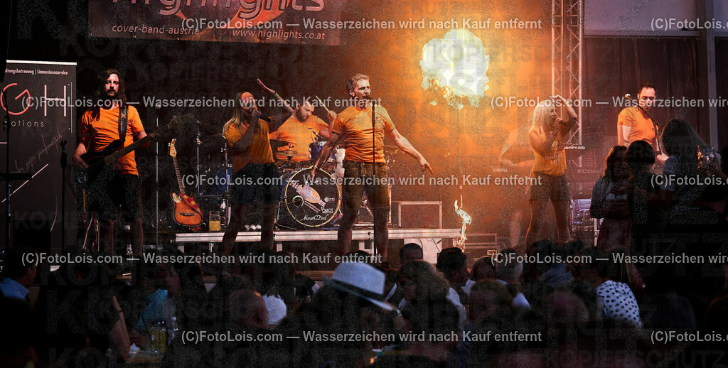 ALP5315_VOLKSFEST_Bieranstich_Musik HIGHLIGHTS | (C)FotoLois.com, Alois Spandl, BIERANSTICH im Festzelt beim WIESELBURGER VOLKSFEST mit den TSCHECHEN als Vorband und dem Auftritt von Die HIGHLIGHTS, Mi 28. Juni 2023.