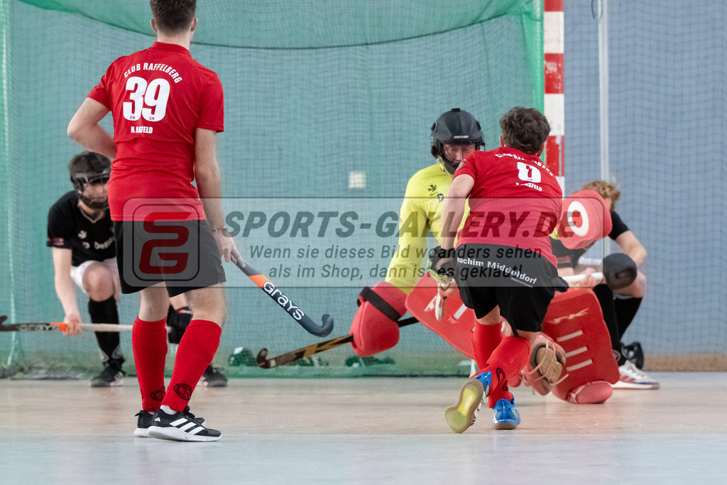 HK_20250202_102272 | 2. Bundesliga Halle Herren Club Raffelberg - Schwarz Weiss Köln am 2.2.2025 Halle am Raffelberg, Duisburg ,