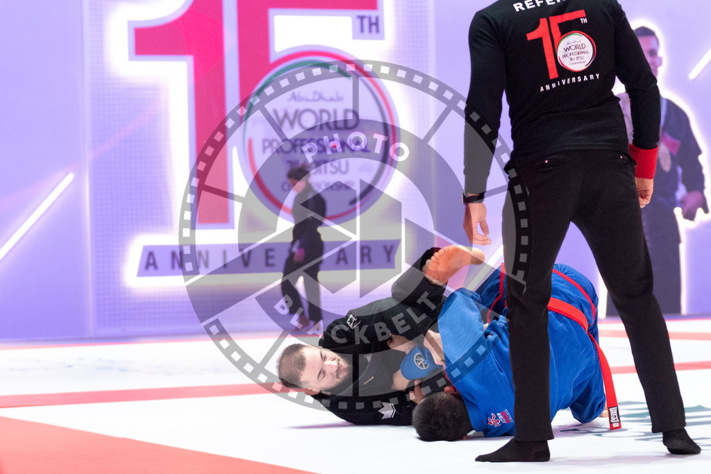 20231107PBB3671 | Fighters compete during the AJP World Master Championship in the Mubadala Arena in Abu Dhabi, Arab United Emirates, on November 7, 2023.