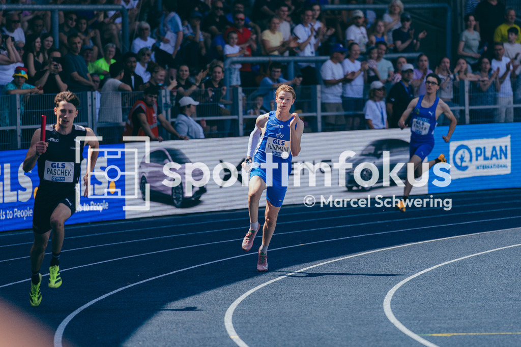 Deutsche Meisterschaften der Frauen und Männer 2026 | Henri Fuhrmann, TV Wattenscheid 01 , U20 4x400-Meter-Staffel, Deutsche Meisterschaften der Frauen und Männer 2026, Lohrheidestadion Bochum-Wattenscheid, 25.07.2026. Foto: Marcel Schwering / sportimfokus - Realisiert mit Pictrs.com
