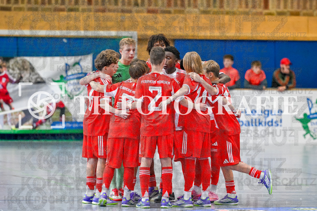 GER, FC Bayern - Strasbourg, Fussball, U14 Hallenturnier, PS-Immo-Cup 2026, 18.01.2026 | FC Bayern - Strasbourg