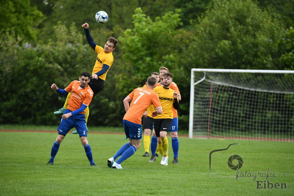 TuS Ofen-FC Ohmstede | Herren Kreispokal Halbfinale; TuS Ofen (orange)-FC Ohmstede (gelb) am 17.05.2023; in Ofen (Sportanlage Ofen), Photo: Philip Eiben 2023 - Realisiert mit Pictrs.com