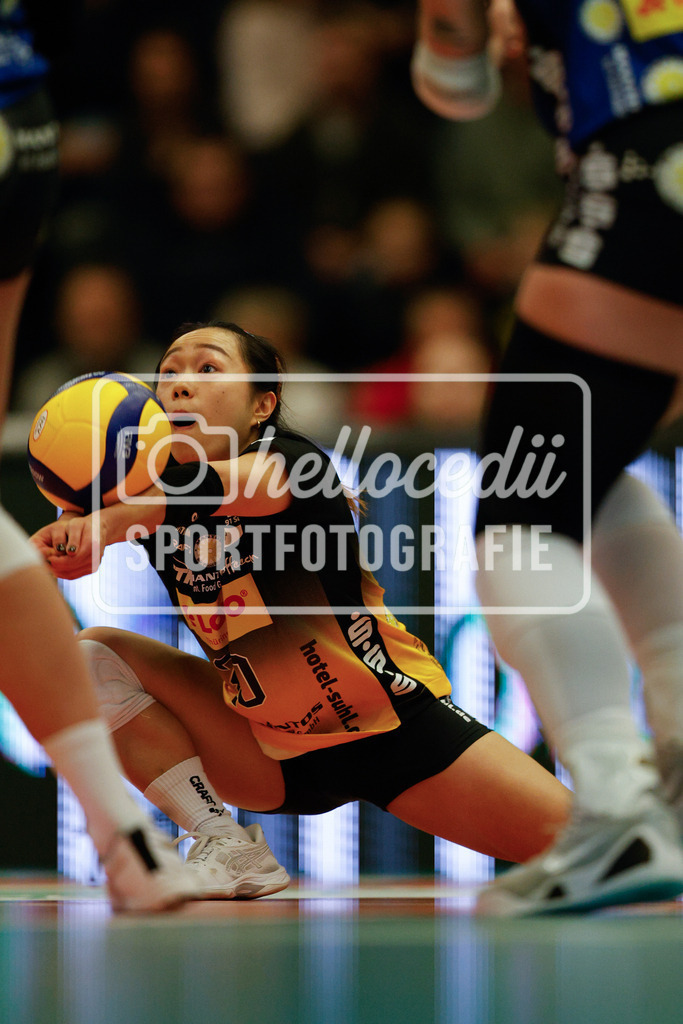 Volleyball I Frauen I Saison 2025-2026 I Bundesliga I 17. Spieltag I USC Münster - VfB Suhl LOTTO Thüringen I 07.02.2026-09 | Xiang‑Chen Lai (20, VfB Suhl LOTTO Thüringen) - Realisiert mit Pictrs.com