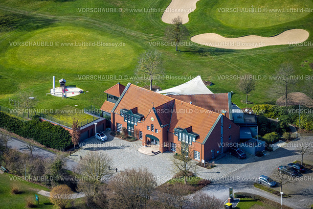 Froendenberg230214708 | Luftbild, Golfplatz und Golf-Club Unna-Fröndenberg, Pleßer's Restaurant, Fröndenberg, Ruhrgebiet, Nordrhein-Westfalen, Deutschland