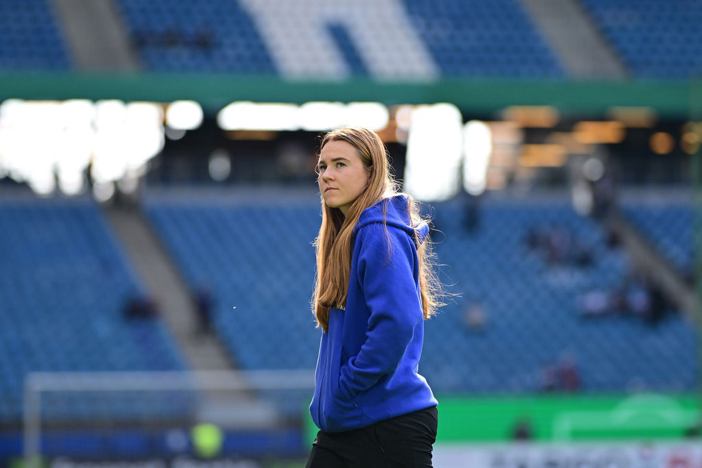 Fußball I Frauen I Saison 2024-2025 I DFB-Pokal I Halbfinale I Hamburger SV - SV Werder Bremen | Der Sportfotograf. - Realisiert mit Pictrs.com