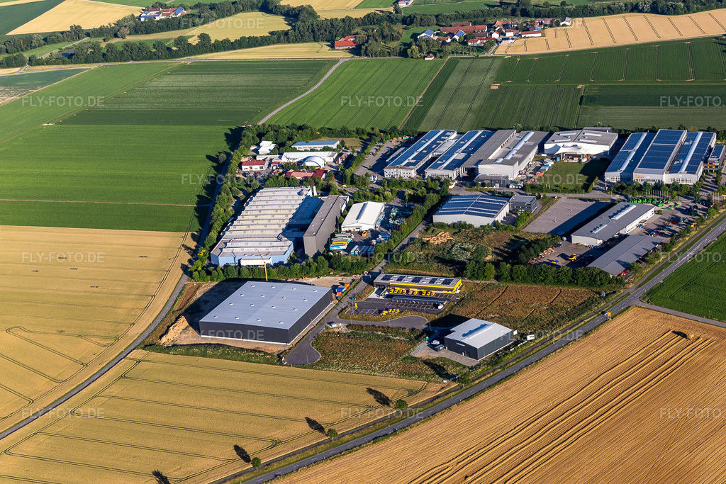 Luftbild: Boysen MVO im Ortsteil Piering in Salching im Bundesland Bayern in Deutschland. Foto: IMG_133187.jpg vom 03.07.2022 durch Werner Riehm/FLY-FOTO.de: Boysen Online
