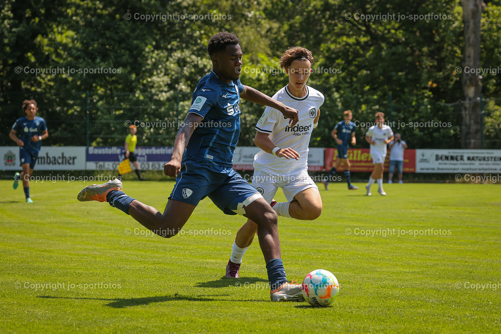 BQ3I4537 | 17.06.2023; Testspiel; Rasenplatz Offdilln; VfL Bochum U17 - Eintracht Frankfurt U17; Ergebnis: 3:1 (1:1)