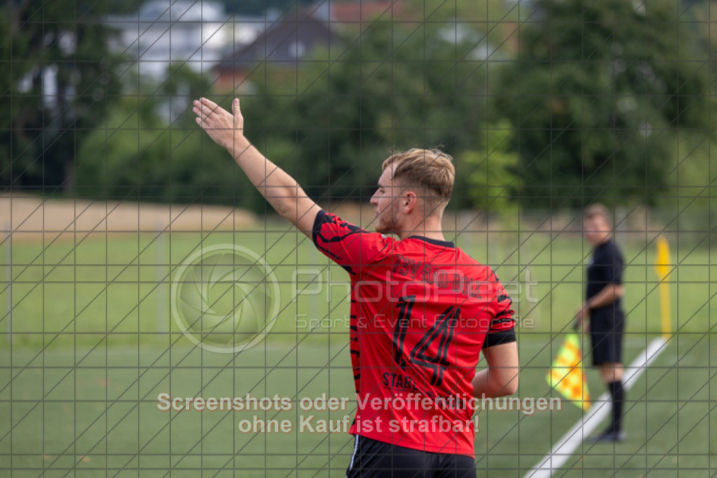 20250726_175426_0070 | #,TSV Bad Boll (rot/schwarz) vs. TSVGG Plattenhardt (blau/rot), Fussball, DB-Regio-WFW-Pokal - wfv, 1.Runde, Saison 2025/2026, Kunstrasenplatz, Erlengarten 37, 73087 Bad Boll, 26.07.2025 - 17:30 Uhr,Foto: PhotoPeet-Sportfotografie/Peter Harich