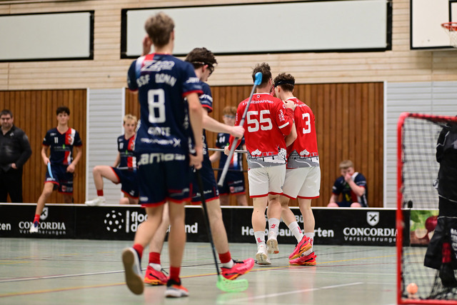 Floorball I Herren I Saison 2024-2025 I 2. FBL Herren Nord-West I 12. Spieltag I MTV Mittelnkirchen - SSF Dragons Bonn II I 036848 | Der Sportfotograf. - Realisiert mit Pictrs.com