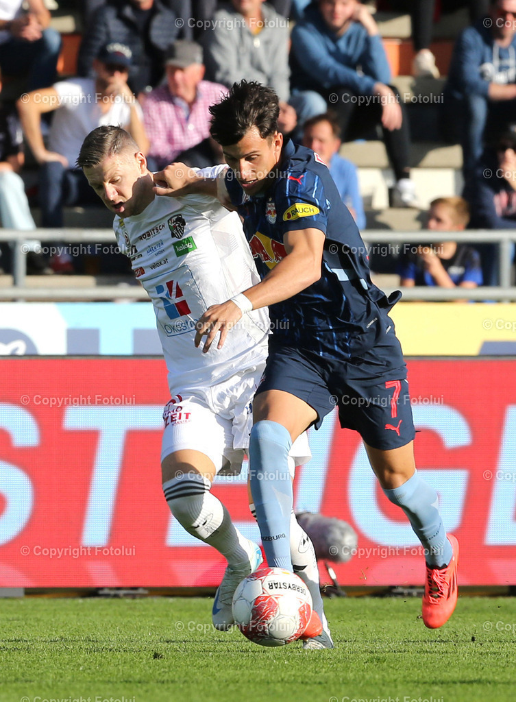 A_LUI-271124_07 | SPORT FUSSBALL ADMIRAL BUNDESLIGA RZ PELLETS  WAC-RED BULL SALZBURG IM BILD:MAXIMILIAN ULLMANN (WAC) UND NICOLAS CAPALDO  (RED BULL SALZBURG) FOTO:FOTOLUI/MW