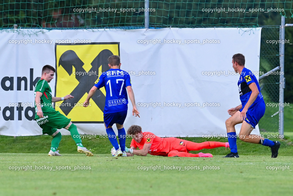 FC Gmünd vs. Union Matrei 19.8.2023 | #23 Nermin Hasancevic, #17 Daniel Kofler, #1 Raphael Bstieler, #4 Martin Wibmer