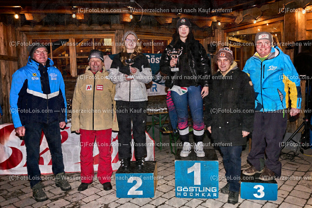 ALP9479_NOe-BetriebsSKI-LM_Siegerehrung | (C)FotoLois.com, Alois Spandl. 51. Niederösterreichische LandesBetriebs-Skimeisterschaften, best of two, Almlift-Piste Hochkar, LSV - Schiclub Göstling-Hochkar, Fr 16. Februar 2024.