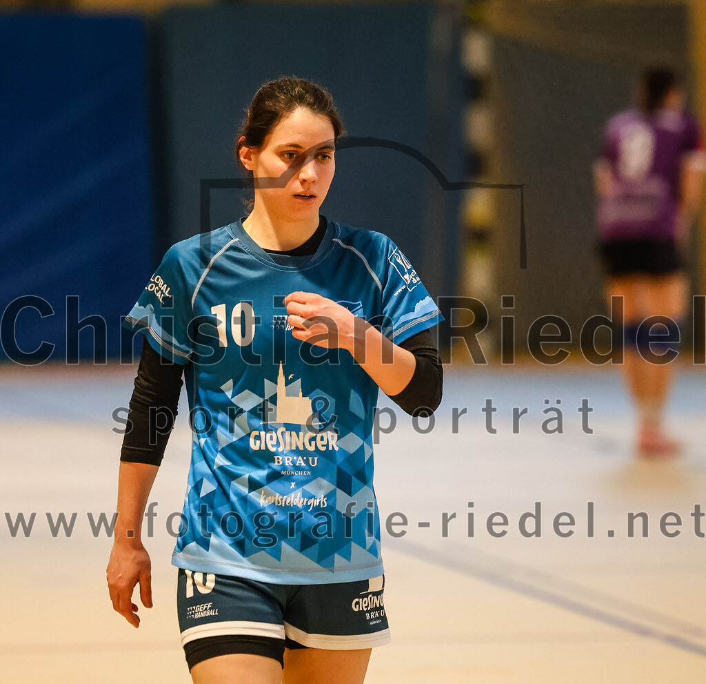 2024-03-09_075_SpVgg_Altenerding_gegen_Eintracht_Dachau-Karlsfeld | Erding, Deutschland, 09.03.2024:
Handball, Bezirksoberliga Frauen Altbayern 2023 / 2024, 17. Spieltag, SpVgg Altenerding gegen Eintracht Dachau-Karlsfeld, Endergebnis: 26:25

Lisa Brugger (TSV Eintracht Karlsfeld, #10)

Foto: Christian Riedel / fotografie-riedel.net