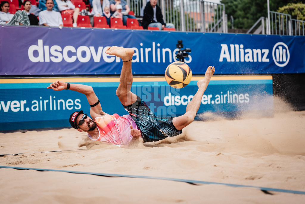 Beachvolleyball | Männer | Allianz German Beach Tour 2025 | Tourstop Düsseldorf | 15.05.2025 | Jonathan Erdmann